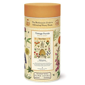 Cavallini Bees & Honey 1,000 Piece Puzzle - Beautiful & Fun