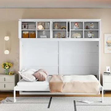 Merax Farmhouse Murphy Bed for Space-Saving Living