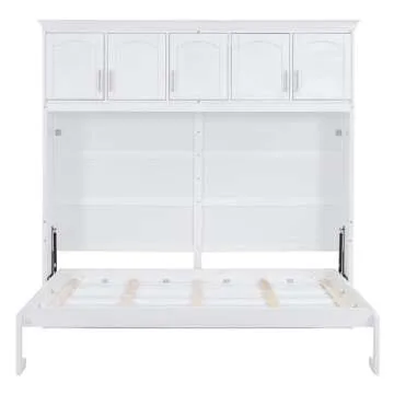 Merax Farmhouse Murphy Bed for Space-Saving Living