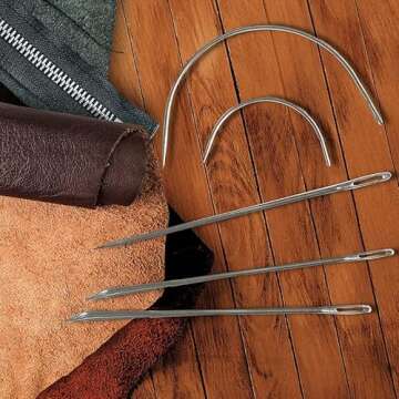 ZP Crafts 15 Professional Leather Needles Kit for Hand Sewing with Different Types for Your Projects