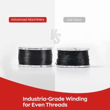 144 Richword Prewound Bobbins for Effortless Sewing