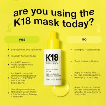 K18 Molecular Repair Hair Oil for Healthy Hair Strength