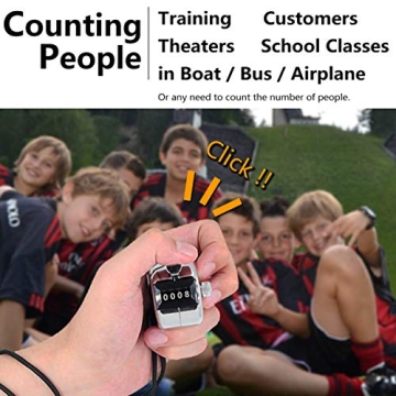 Amble Tally Clicker Counter - Durable Mechanical Handheld Counter