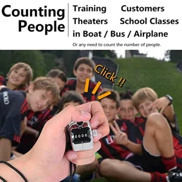 Amble Tally Clicker Counter - Durable Mechanical Handheld Counter