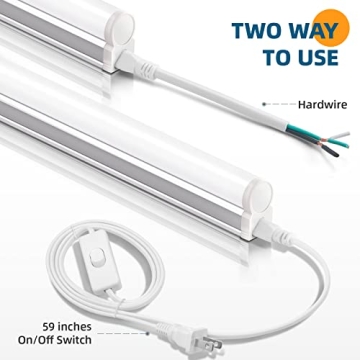 Barrina T5 LED Shop Light, Bright 2200lm 20W Utility Light