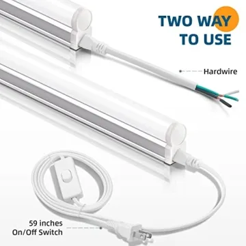 Barrina T5 LED Shop Light, Bright 2200lm 20W Utility Light