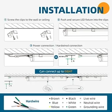 Barrina T5 LED Shop Light, Bright 2200lm 20W Utility Light