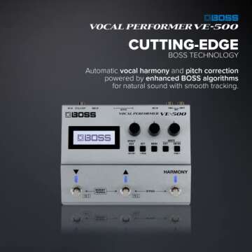 Boss VE-500 Vocal Performer for Studio & Live Use