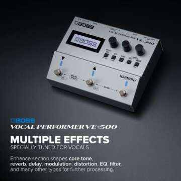 Boss VE-500 Vocal Performer for Studio & Live Use