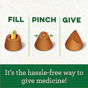 Greenies 3 Pack of Capsule Size Pill Pockets Natural Dog Treats, 7.9 Ounces each, Peanut Butter Flavor