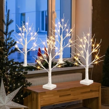 PEIDUO 2 FT Tabletop Christmas Tree with LED Lights