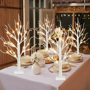 PEIDUO 2 FT Tabletop Christmas Tree with LED Lights