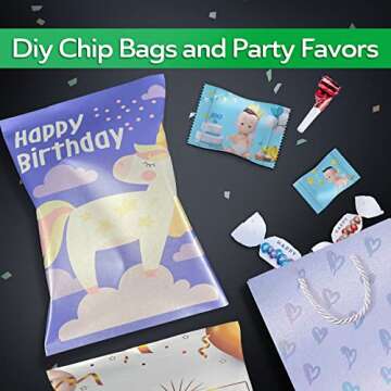 Koala Pearl Glossy Thin Photo Paper 8.5x11 Inches 40 Sheets 30lbs Shiny for Diy Chip Bag Compatible with Inkjet and Laser Printer Use DYE INK