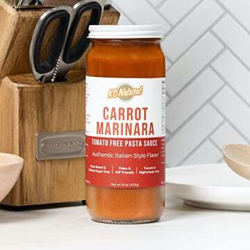 KC Natural No Tomato Carrot Marinara Sauce - Paleo & AIP Friendly