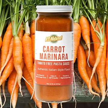 KC Natural No Tomato Carrot Marinara Sauce - Paleo & AIP Friendly