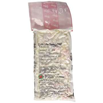 E-FA BRAND E8 Boba Rainbow Tapioca Pearl, Fresh Boba/Bubble Tea Ready in 5 Minutes, 2.2 LB