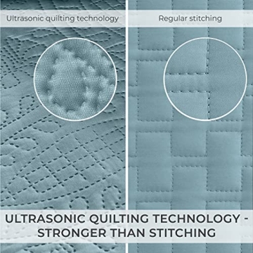 Mellanni King Bedspread - Ultra Soft Oversized Quilt