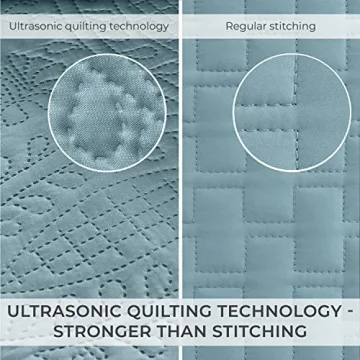 Mellanni King Bedspread - Ultra Soft Oversized Quilt