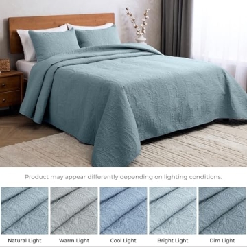 Mellanni King Bedspread - Ultra Soft Oversized Quilt