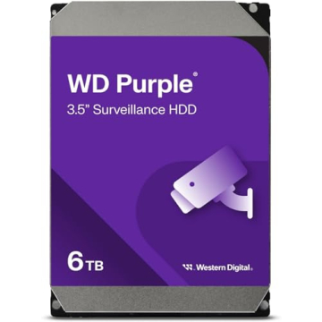 Western Digital 6TB WD Purple Surveillance Drive - Renewed HDD