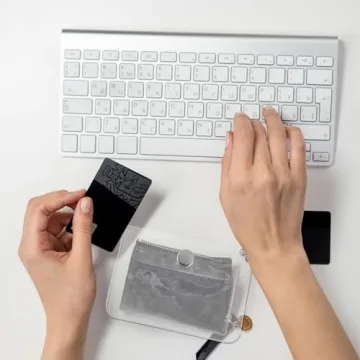 NUOBESTY 4 Pcs Transparent Card Holder Clear Organizer Bags Mini Notebook Small Wallet Keychain Ticket Key Chain Small Wallets for Girls Pocket Notepads Seelve Practical Cards Storage Bag