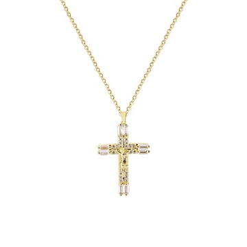 LLIYSOUN Gold Cross Necklaces for Women - Elegant Minimalist Jewelry