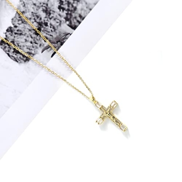 Elegant LLIYSOUN Gold Cross Necklace for Women Gifts