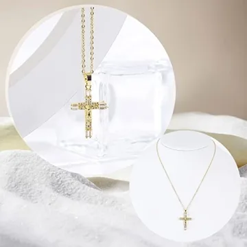 Elegant LLIYSOUN Gold Cross Necklace for Women Gifts