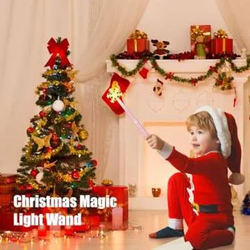 Relaxweex Christmas Pink Magic Light Wand Wireless Remote Control Outlet for Christmas Tree Lights Controller Decorative Xmas Outdoor Indoor Turn on and Off Magic Wand Switch Kit Fairy Gifts