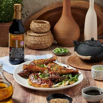 Lee Kum Kee Premium Dark Soy Sauce - Non-GMO & Vegan