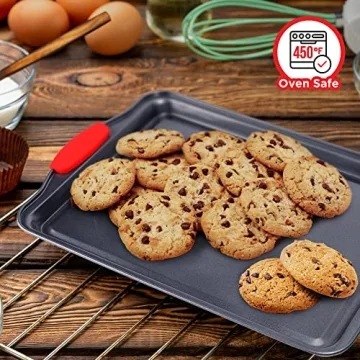 BAKKEN Nonstick Cookie Sheet Set 3-Piece Stackable