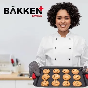 BAKKEN Nonstick Cookie Sheet Set 3-Piece Stackable