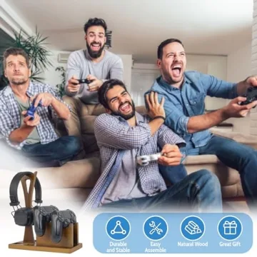 Gamer Gifts Gaming Controller Organizer with Headphone Holder