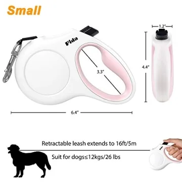 Fida 16 ft Retractable Dog Leash for Small Breeds