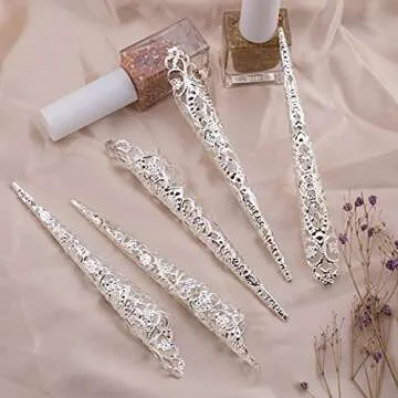 Stylish Ancient Queen Claw Nail Rings Pack - 10 Piece Set