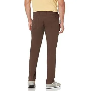 Amazon Essentials Men's Chinos, Athletic Fit, Work Pants, 5-Pocket, Comfort Stretch, Brown, 32W x 30...