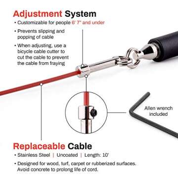 Buddy Lee Super Sonic Jump Rope - Fastest Speed Training Rope