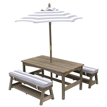 KidKraft Outdoor Wooden Table & Bench Set for Kids