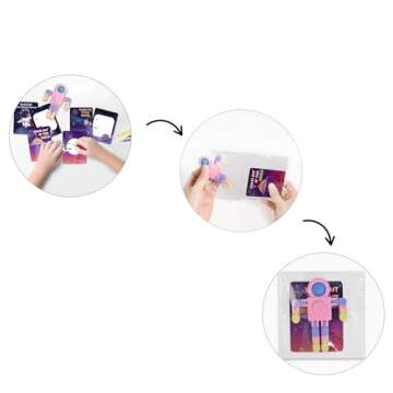 24 Packs Valentines Cards for Kids Classroom with Fidget Sensory Spinners Toy,Valentines Day Gifts for Kids with Valentine Party Favor School Exchange Gifts