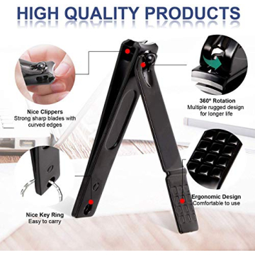 High Precision 18 in 1 Manicure Pedicure Kit for All Ages