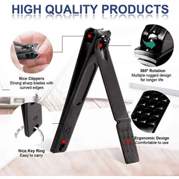 High Precision 18 in 1 Manicure Pedicure Kit for All Ages