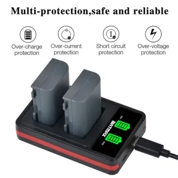 Batmax Canon NB-2L Battery Dual Charger Kit