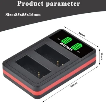 Batmax Canon NB-2L Battery Dual Charger Kit