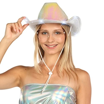 Light Up Cowboy Hat and Glasses Set for Costumes