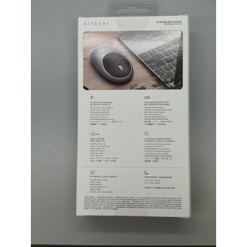 Satechi M1 Wireless Mouse for Mac - Sleek Rechargeable Design