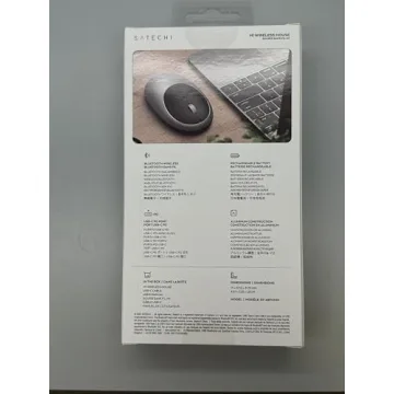 Satechi M1 Wireless Mouse for Mac - Sleek Rechargeable Design