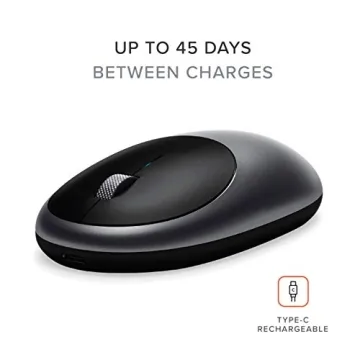 Satechi M1 Wireless Mouse for Mac - Sleek Rechargeable Design