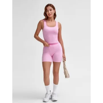 Women's 2-Piece Cotton Rib Tank Sets Comfortable & Stylish