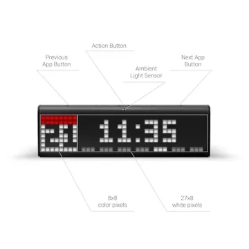 LaMetric TIME Wi-Fi Clock - Smart Home Essential and Speaker