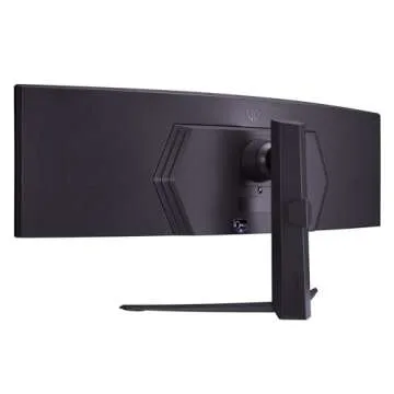 LG 45GR65DC-B Ultragear Curved Gaming Monitor 45-Inch 32:9 QHD 200Hz 1ms UltraWide Display AMD FreeSync Premium Pro VESA DisplayHDR 600 HDMI 2.1 x2 DP UBS x3 Tilt/Height/Swivel Stand - Black